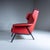 Red Skai Armchair, 1970s For Sale - Image 10 of 15