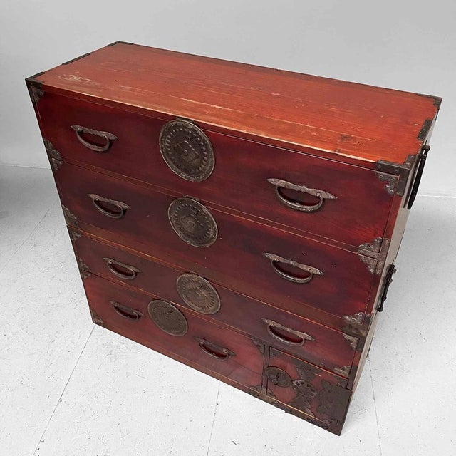 Large Meiji Nihonmatsu Chest of Drawers, Japan, 1912 For Sale - Image 12 of 18