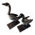 Late 20th Century Hand Carved & Painted Tall Canadian Geese - Pair For Sale