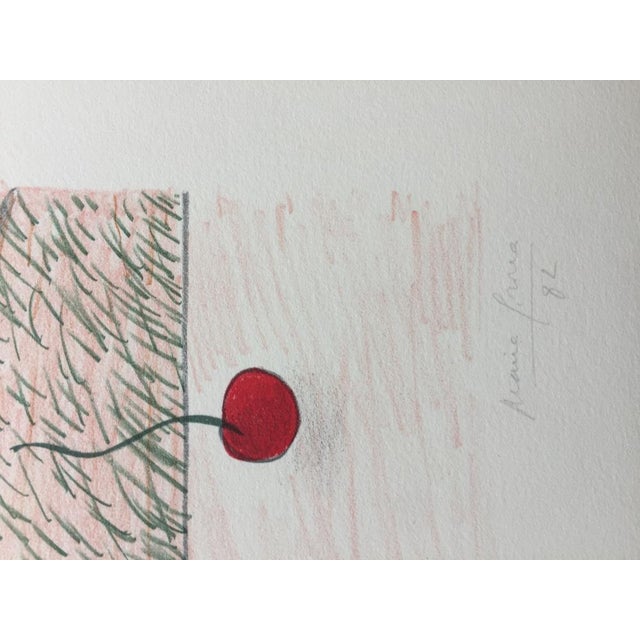 Maria Girona, Fruitera i cireres, 1982, Lithograph For Sale - Image 3 of 4