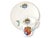English porcelain commemorative cup and saucer celebrating Queen Victoria's Golden Jubilee of 1887. Decorated with the...