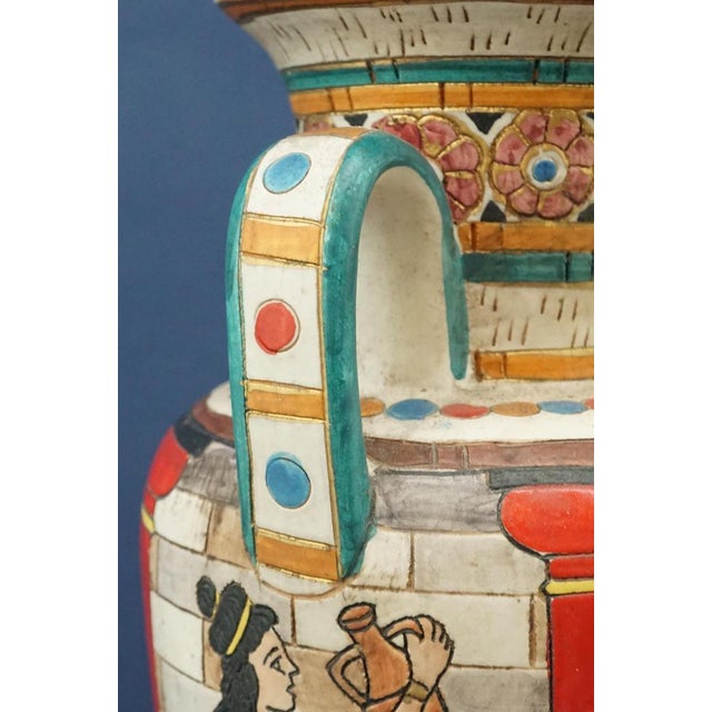 Vintage Ceramic Vase by Cima C.I.M.A. Deruta, 1930s For Sale - Image 9 of 18