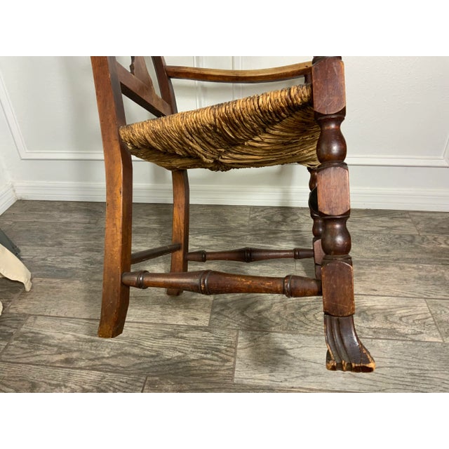 Queen Anne Maple Arm Chair, New England 1760 For Sale - Image 4 of 12