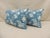 Blue and White Floral Decorative Lumbar Pillows From Portugal - Set of 2 For Sale In Tampa - Image 6 of 7