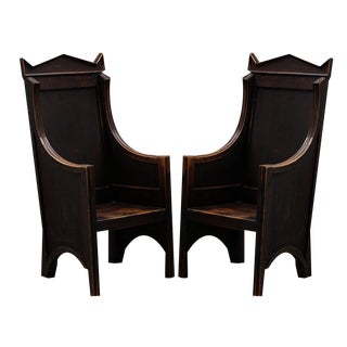 Antique Architectural Chairs, Set of 2 For Sale