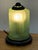 Green 1930s Art Deco Leviton Frosted Glass Star Lantern, Stamped For Sale - Image 8 of 12