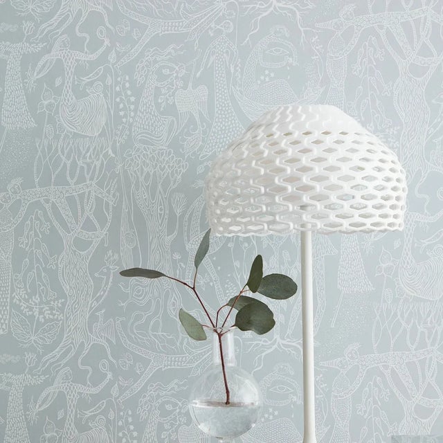 Borastapeter Sample - Borastapeter Poème D´Amour Wallpaper in Mineral For Sale - Image 4 of 4
