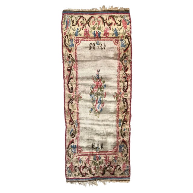 Vintage Swedish Tapestry Runner For Sale