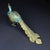 Vintage Cloisonné Enamel Peacock Figurine With Brass Accents For Sale In Los Angeles - Image 6 of 10