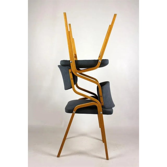 Czech Bent Plywood Chairs from Holesov, 1970s, Set of 4 For Sale - Image 15 of 16