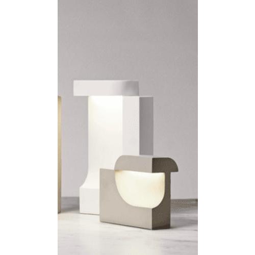 White Moby 1 and 2 Table Lamps by Birgitte Due Madsen and Jonas Trampedach for Karakter, Set of 2 For Sale - Image 3 of 9