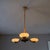 1940s Large 3-Arm Chandelier by Paavo Tynell for Oy Taito AB, 1940s For Sale - Image 5 of 18