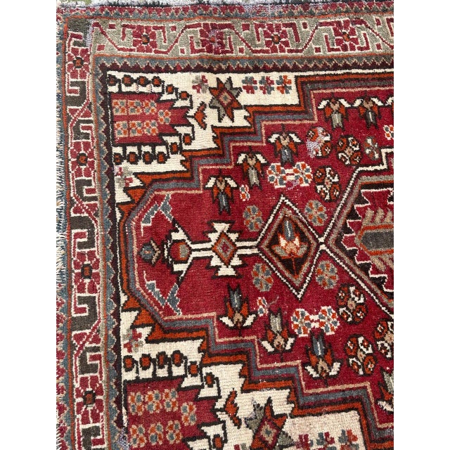 Mid-Century Hamadan Rug, 1950s For Sale - Image 9 of 18