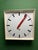 Large Pragotron 1970's square Soviet era Czech industrial clock. These were actually used in government buildings,...
