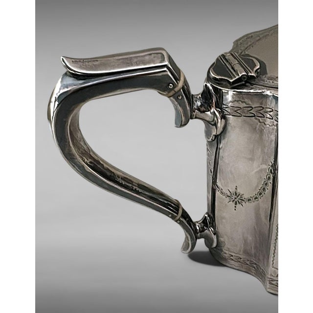 Mid 19th Century Martin Hall & Co. English Silver-Plated Tea and Coffee Service For Sale - Image 10 of 18