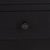 Early 21st Century Haven Scalloped 1 Top Drawer Accent Table in Matte Black For Sale - Image 5 of 10
