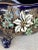 Ceramic Vintage Cobalt Blue Floral Cachepot For Sale - Image 7 of 10