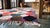 Beige Colorful Tribal Vintage Mid Century Modern Moroccan Berber Boucherouitte Rug For Sale - Image 8 of 9
