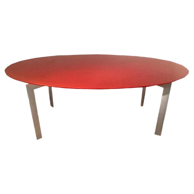 Metra Italian Modern Table by Makio Hasuike for Seccose For Sale