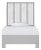 Liam Standard Bed Twin Extra Long - Light Gray For Sale