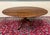 Antique English Country Oval Dining Table Farmhouse Pedestal Oak 1920s-30s For Sale - Image 9 of 18