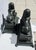 Late 19th Century Vintage Patinated Bronze Sphinx Statues- A Pair of 2 For Sale - Image 10 of 13