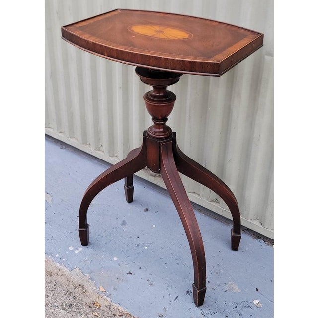 Early 20th Century 20Thc Inlaid Side Table For Sale - Image 5 of 7