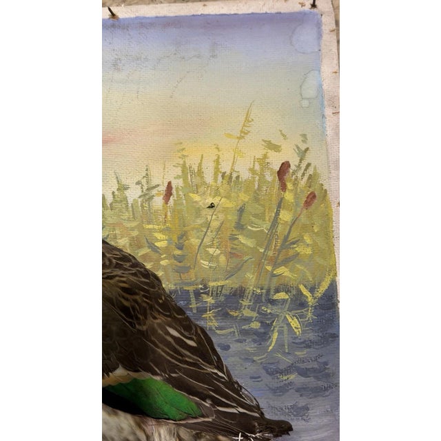 1920s Half Duck, Gouache Painting For Sale - Image 5 of 13
