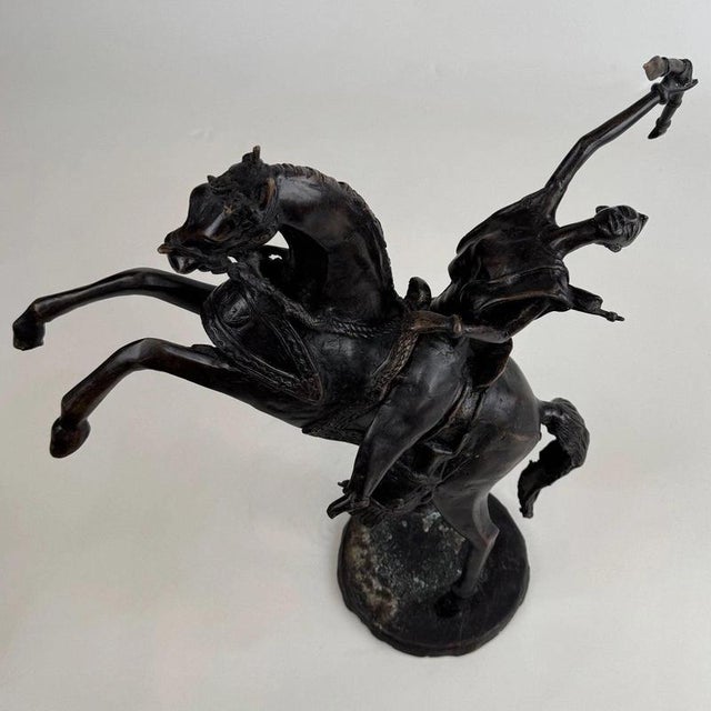 19th Century European Bronze Figural Sculpture of an African Horseman For Sale - Image 10 of 13