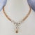 18 Karat Yellow Gold Citrine and Diamond Drop "Y" Necklace JAGi Certified- This stunning 18K yellow gold drop necklace...
