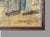 Vintage Artist Signed 1923 Landscape Street Scene People Oil Painting on Canvas, Framed For Sale - Image 6 of 7