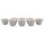 Cups in White Glazed Porcelain by Wilhelm Kåge for Gustavsberg, Set of 8 For Sale - Image 6 of 6