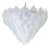 21st Century Murano Opaline Leaves Chandelier by Fabio LTD For Sale