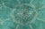Elegant 1940s Vintage European Rug with Neoclassical Motifs in Cool Aqua Size: 8'11" × 13'3" (271 × 403 cm) This graceful...