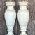 Wood Vintage Boho Faux Finished Turned Wood Lamps- a Pair For Sale - Image 7 of 12