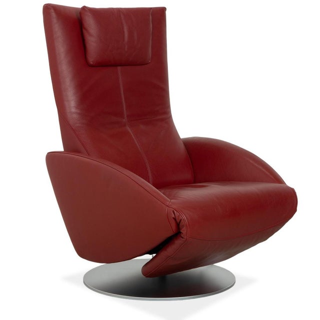 Mate Armchair in Leather from FSM For Sale - Image 13 of 13