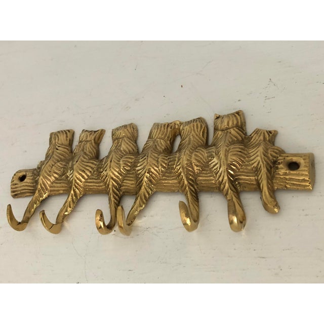 Brass Cat Wall Key Holder Chairish