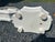 White Earthenware Italian Cachepots With Lions Heads -a Pair For Sale - Image 9 of 11