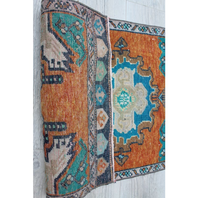 Vintage Turkish Anatolian Rug - 20"x39.5" For Sale - Image 9 of 10