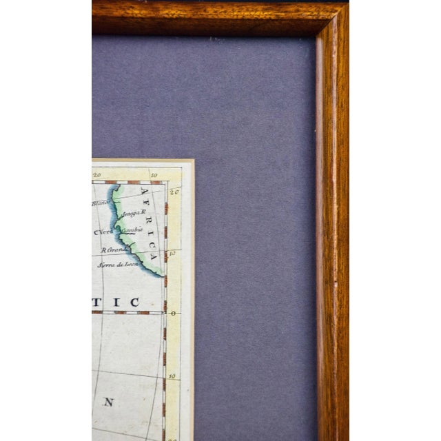 Paper South America: Hand-colored 18th Century Framed Map by Thomas Jefferys For Sale - Image 7 of 7