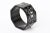 Art Deco French Art Deco Style Black Resin and Rhinestone Angled Cuff Bangle Bracelet, 1980's For Sale - Image 3 of 10