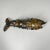 AMBIANIC presents 1970s Vintage Fish Bottle Opener in Abalone Shell Mexico Style of Los Castillo. Unmarked. 5.75 d x 1.75...