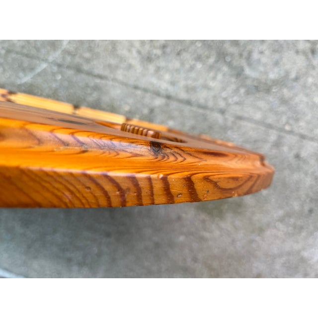 Swedish Pine Mirror, 1970s For Sale - Image 10 of 12