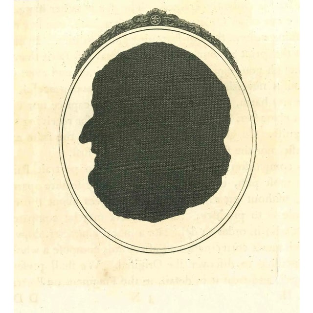 The Profile is an original etching artwork realized by Thomas Holloway for Johann Caspar Lavater's "Essays on Physiognomy,...