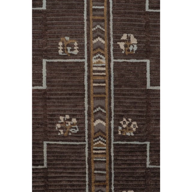 Contemporary Art Deco Style Geometric Wool Rug by Rug & Kilim, India For Sale In New York - Image 6 of 10