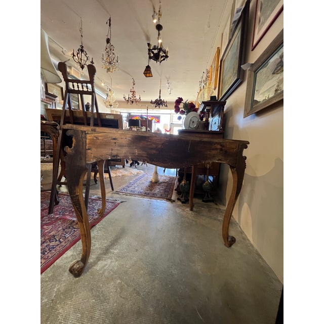 Late 19th Century French-Style Hand-Carved Console For Sale - Image 10 of 10