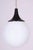 Mid-Century Chandelier in Chromed Steel and Opaline Glass, Czech, 1950s For Sale - Image 3 of 9
