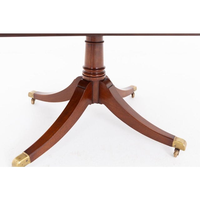 Regency Revival Oval Coffee Table from Arthur Brett, 1920s For Sale - Image 4 of 6