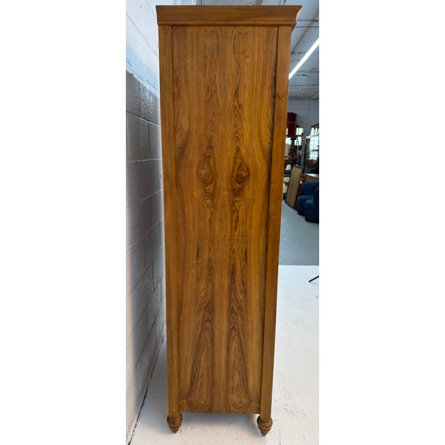Unique Vintage Two-Door Mid-Century Modern Oak Wardrobe For Sale - Image 9 of 14