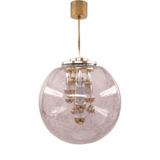 Large Vintage Ceiling Lamp from Doria Leuchten For Sale